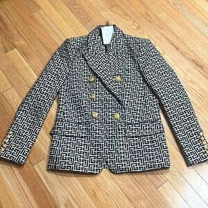 Balmain iconic logo blazer
